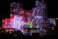 Riga, Latvia, 11.17.2017. Light festival `Staro Riga`.